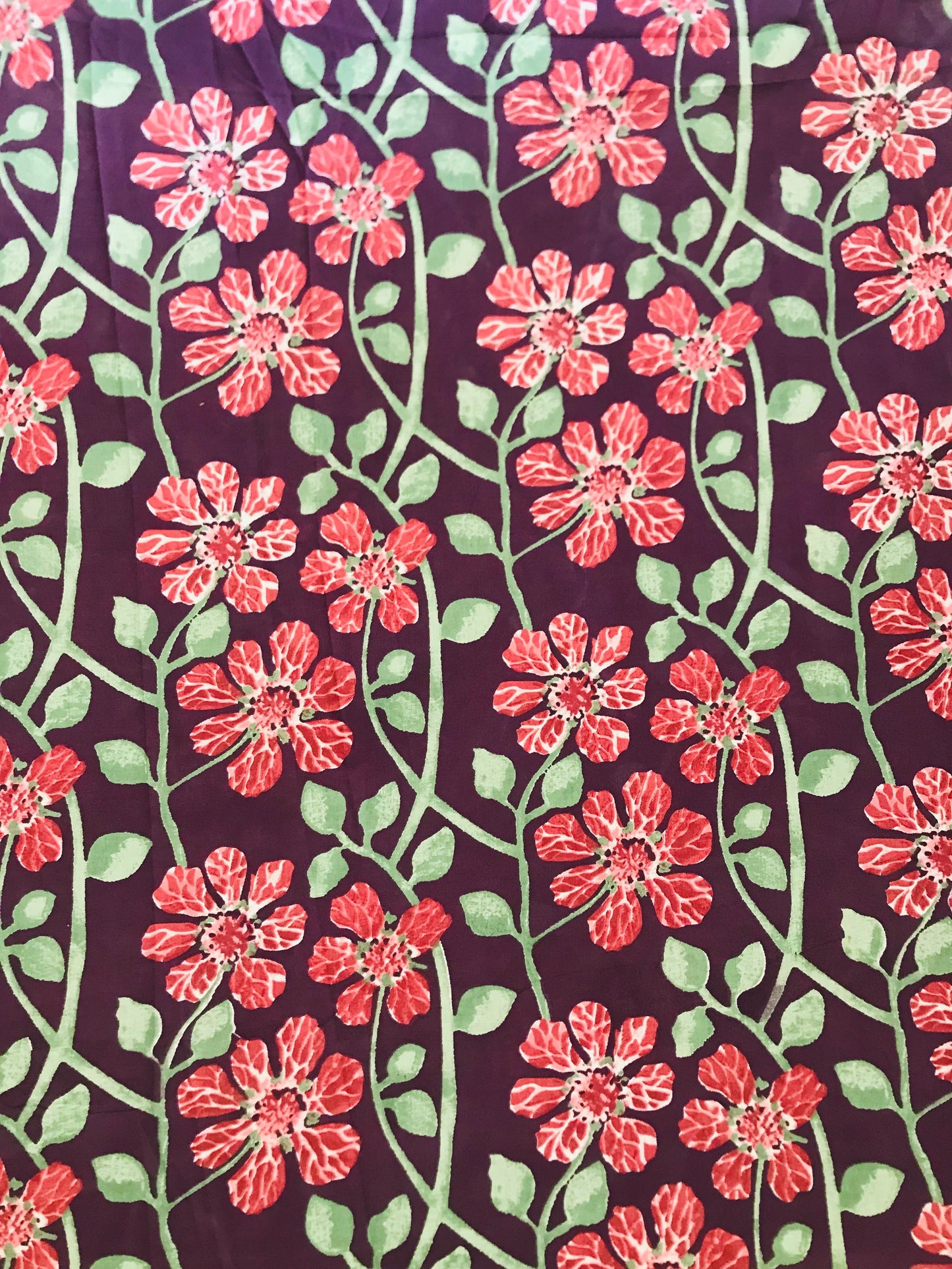 Printed cotton cambric 11