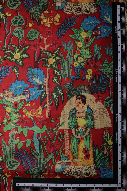 Printed cotton cambric 12