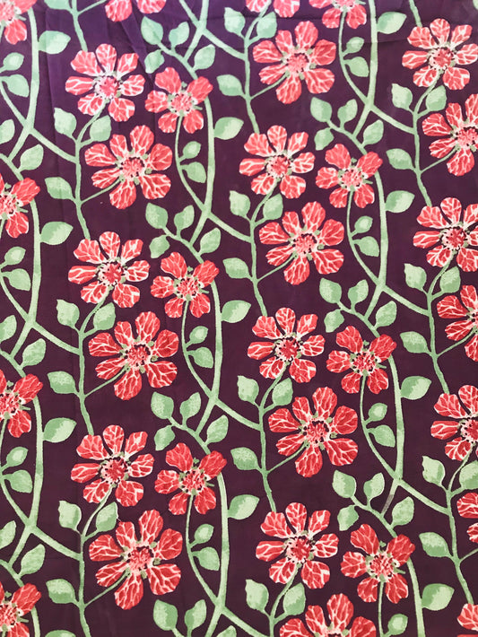 Printed cotton cambric 11